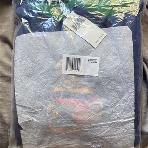 Multicolor Striped Knit Sweatshirt polo beat color block